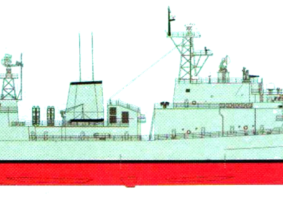 Корабль ROKS Gwanggaeto Daewang [Destroyer] - чертежи, габариты, рисунки